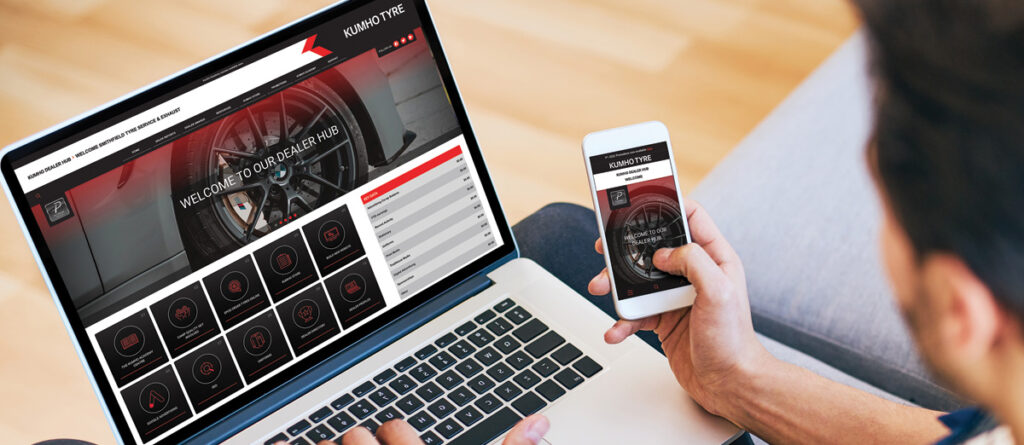 Employees engaged in a custom online training program